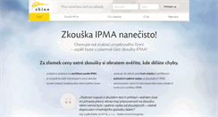 Desktop Screenshot of ipma.shine.cz